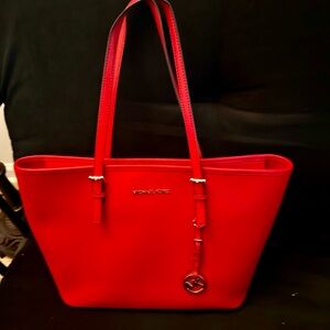 Like new Red Michael Kors Tote